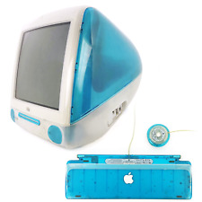 Apple iMac G3 Blueberry M5521, 350MHz 6GB HD 64MB Ram, 1999 Vtg Working picture