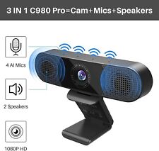 lot of 10 Webcam 1080P Webcam with Microphone Speakers EMEET C980 Pro USB Camera picture