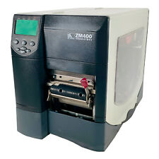 Zebra ZM400 300dpi Direct & Thermal Transfer Label Printer Ethernet Peel Rewind picture