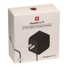 Official Raspberry Pi 5 SC1158 Power Adapter Original 27W USB-C Black picture