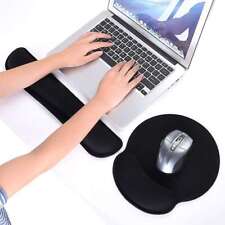 2Pc Set Premium Memory Foam Keyboard Wrist Support Bar and Mouse Wrist Rest Pads picture