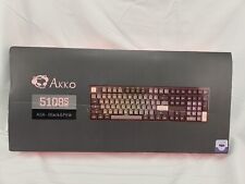 AKKO Black&pink 5108S RGB Wired Mechanical Keyboard TTC Axis 108 Keys In Hand US picture