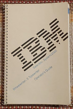 IBM Wheelwriter 5 Typewriter Selectric Operator's Guide Manual, 1985 Edition picture