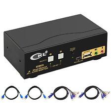 CKL HDMI KVM Switch 2 Port Dual Monitor Extended Display CKL-922HUA picture