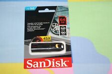 BRAND NEW SanDisk Extreme 64GB USB 3.0 Flash Drive With Speed Up To 190MB/s picture
