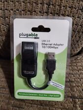 Plugable USB 2.0 Ethernet Fast 10/100 LAN Wired Network Adapter Portable  picture