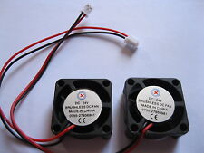 10 pcs Brushless DC Cooling 5 Blade Fan 2510S 24V 25x25x10mm 2pin Sleeve Bearing picture