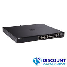 Dell Networking N3024P 24 Port GbE PoE Gigabit Ethernet Switch 2x SFP picture