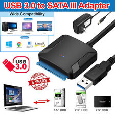 1-10PCS USB 3.0 to SATA III Adapter Cable for 2.5'' 3.5'' Hard Drive SSD HDD Lot picture