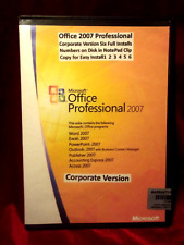 Microsoft Office 2007 Professional Licensed for SIX (6) Multiple PCs or Laptops picture