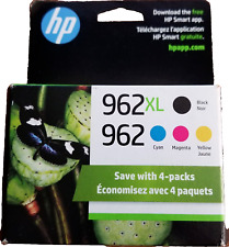 New Genuine HP 962XL 962 Black Color Ink Cartridges (No Box) Exp. 2025 picture