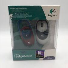 USED Logitech  2-Button Cordless Optical Mouse w/Scroll Wheel READ picture