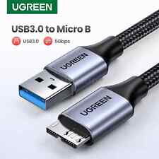 Ugreen Micro B USB 3.0 Cable 3A Fast Charging 5Gbps Data Transfer External HDD S picture