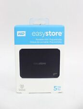 WD - Easystore 5TB External USB 3.2 Gen 1 Portable Hard Drive - Black picture