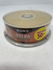 Sony DVD-RW 4.7GB 50 Pack 120m New Sealed Media Rewriteable picture
