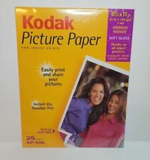 Kodak 25 Sheets Soft Gloss Picture-Photo Paper, 8 1/2