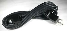 10ft 3-Conductor 18AWG NEMA 5-15P to IEC320 C13 Right Angle PC Power Cord Cable  picture