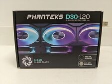 Phanteks D30-120 D-RGB Black - PWM 3x Fan - 120 mm - New Factory Sealed picture