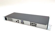 HPE IP Console KVM 8-Port Switch G4 Q1P54A 1x1x8 Max 2 Users 1*VGA w/Rackmount picture