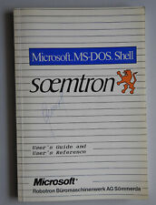Microsoft MS-DOS Shell User Guide Version 1.0 Reference Manual Book 1988 Vintage picture