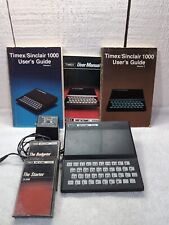 Timex Sinclair 1000 Personal Computer With Power Supply Cassettes Manuals picture