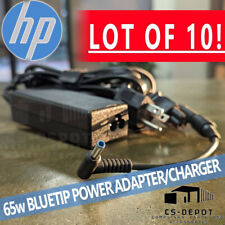 LOT OF 10 Genuine OEM HP 45w 65w Charger AC Adapter blue tip 4.5mm 19.5V 3.33A picture