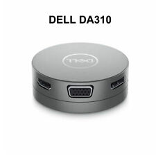 Dell DA310 Docking Station 7-in-1 USB-C Mobile Adapter w/ USB-A HDMI VGA DP RJ45 picture