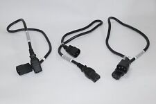 LOT 3 PACK HP POWER CABLE 2 FT 142263-008 C14 C13 SHORT PDU RACK VERTICAL picture