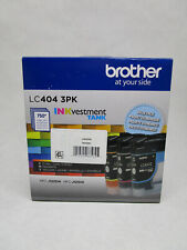 Brother LC404 3PK 3 Pack of Standard Yield C, M, Y - EXP 02/26 picture