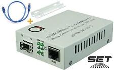 Open SFP Slot - Gigabit Ethernet - Fiber Optic Media Converter - to UTP picture