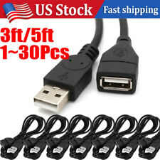 High-Speed USB-USB Extension Cable lot USB2.0 Adapter Extender Cord Male/Female  picture