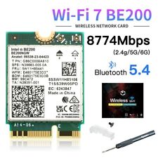 Intel WiFi 7 BE200NGW NGFF M.2 WiFi Card Tri-band Bluetooth 5.4 Wireless Card PC picture