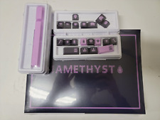 GMK Amethyst Base Keycap Set + Novelties + Spacebars NEW SEALED picture