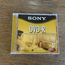 Sony DVD-R Recordable DVD Single Disc 120 min. 4.7GB Jewel Case picture