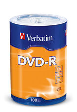 400 VERBATIM 16X DVD DVD-R 4.7GB Branded/ Logo Media Disc 96525 picture