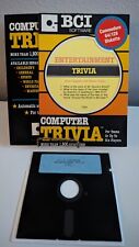 Vtg BCI T306 BCI Computer Trivia Commodore 64 Computer Game Floppy Disk  picture