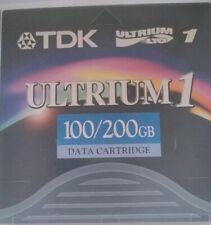 TDK Ultrium LTO 1 100GB/200GB Tape Data Cartridge NEW Sealed Pk/5 picture