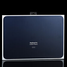 Apple Leather Sleeve Pouch Case Cover For 16-inch MacBook Pro 16 - Midnight Blue picture