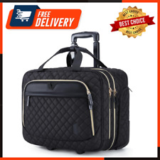 17.3 Inch Rolling Laptop Bag Women Men,Rolling Briefcase For Women With Wheels picture