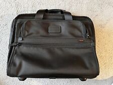 TUMI Wheeled Alpha Ballistic Briefcase Laptop 26102DH Nylon Retail $895 picture