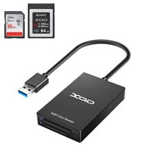 XQD Card Reader, USB 3.0 XQD SD Card Reader Sony XQD Reader 2 in 1 Memory Car... picture