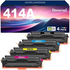With Chip 4PK W2020A Toner Compatible With HP 414A Color LaserJet M454dw M454dn picture