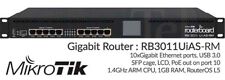 MikroTik RouterBOARD RB3011UiAS-RM 1U rackmount 10xGigabit Ethernet SFP USB 3.0 picture