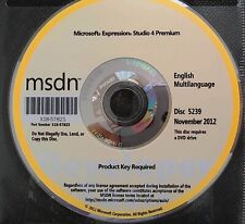 Microsoft Expression Studio 4 Premium Full Version DVD w/ Product Key =NEW= picture