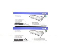 Lot of 2 Brother Genuine TN820 Black Toner Cartridge picture