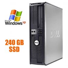 Dell Optiplex 780 DT 240 SSD Windows XP Pro SP3 32Bit Desktop Computer 4GB RAM picture