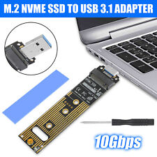 M.2 NVME SSD to USB 3.1 Adapter Hard Drive for PCIe NVMe Based M Key B+M Key SSD picture