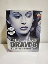 NEW SEALED Corel Draw 8 The Choice Of Professionals Intel MMX Big Box RARE picture