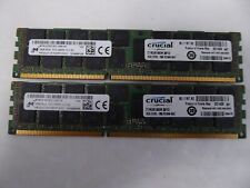 Lof of 2 Crucial Micron MT36JSF2GT2PZ-1G9E1HE DDR3-1866 16GB Memory RAM picture
