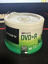 Sony DVD+R 50 Pack 4.7GB 120 Min 16X Blank Media Disc 50DPR47SP NEW picture